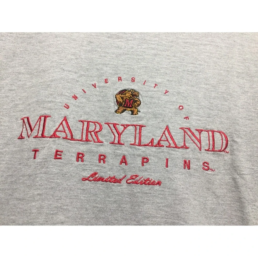 Maryland Terrapins Mens Large T Shirt Limited Edition Vintage Y2K Made In Russia